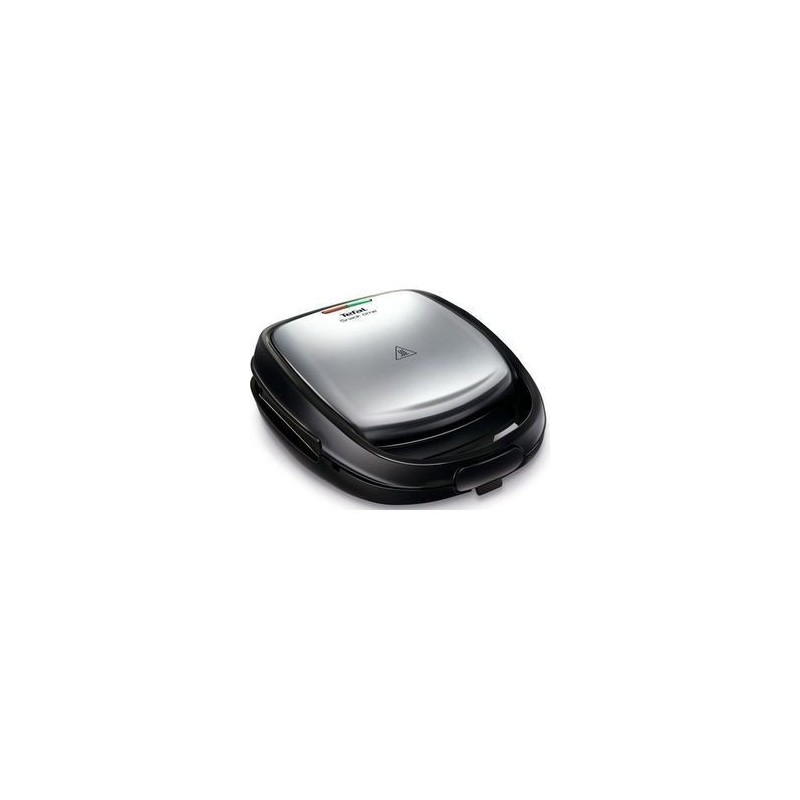 Tefal Snack Time SW341D12 Sandwichtoaster / vaffeljern Stål/sort Tefal Snack Time SW341D12 Sandwichtoaster / vaffeljern Stål/sort
